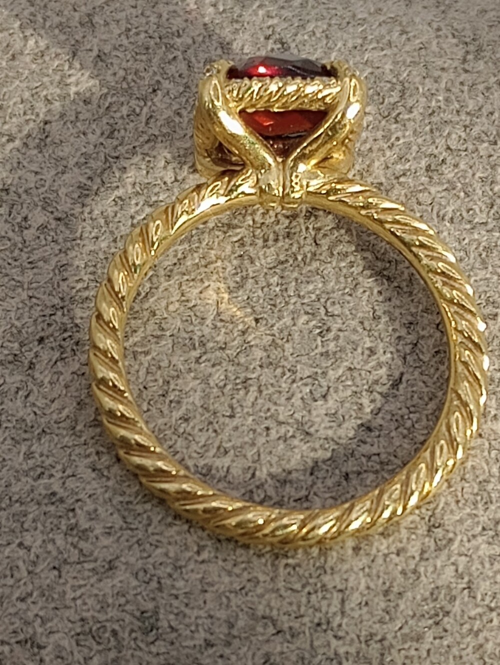 David Yurman Petite Chatelaine Pavé Bezel Ring - Picture 6 of 11